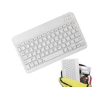 Wireless Keyboard - Lightweight Portable Design, Silent Low Profile Keys | Typing Keypad With Ergonomic Layout Balance, Rechargeable Handheld Input Device For Smartphone Texting, Tablet