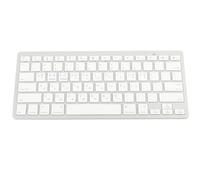Wireless Keyboard Mini 78 Keys Ultra Thin Portable White Gaming Computer Keyboards Android OS X IOS Light Weight Travel Business Library Coffee Shop ABS (Korean)