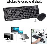 Wireless Keyboard & Mouse Evo Labs WM-757 Full-Size UK Layout for PC & Laptop