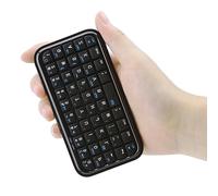 Wireless Keyboard Super Mini Rechargeable Cordless Bluetooth Keybaord,Silent Compact Small Pocket Travel Keypad Portable Slim Wireless Keyboard for Computer iPad Laptop PC Notebook Tablets Smartphones