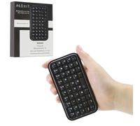 Wireless Keyboard Super Mini Rechargeable Cordless Bluetooth Keybaord,Silent Compact Small Pocket Travel Keypad Portable Slim Wireless Keyboard for Computer iPad Laptop PC Notebook Tablets Smartphones