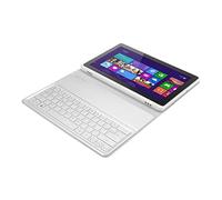 Wireless Keyboard with Folio Case Compatible for Acer Iconia Tab W700, Bluetooth Keyboard Dock with Tablet Protective Case KT-1252 Silver