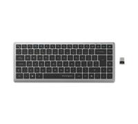 Wireless KeyboardKensington KB435 EQ, 2.4G, USB plug-and-play connection, Compact silent charging keyboard, QWERTY key layout, AI Copilot key