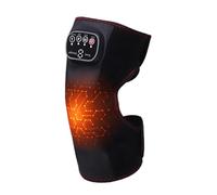 Wireless Knee Mass Agency with Heat Recessable Vibration Knee Massage Tandage | Adjustable Temperature Heating Pillows to Relieve Knee Pain, Warm Chilling