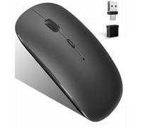 Wireless Laptop Mouse with BT5.2 BT3.0 and USB-A and USB-C 2in1 Dual Receiver,Bluetooth Mouse Silent Rechargeale- Compatible with TypeC and usb-Port Devices/MacBook Pro/Air/iPad/Chromebook/Computer
