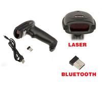 Wireless Laser Barcode Scanner - USB - Rechargeable