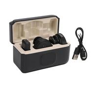 Wireless Lavalier Lapel Microphone, USB C Clip On Lapel Mic Magnetic 2.4G Wireless Noise Reduction Cordless Mic with Charging Case for Video Recording Streaming