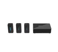 Wireless Lavalier Mic Microphone System For Smartphone Laptop DSLR Tablet Camcorder Recorder 100M(K2)