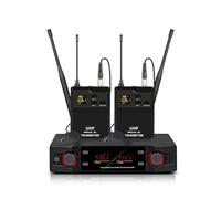 Wireless Lavalier Microphone Channels Adjust Frequency Transmitter Bodypack For Church Meeting Party Show