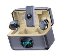 Wireless Lavalier Microphone for iPhone/Android with Intelligent Noise Cancellation and Extra Long Battery Life for Vlogging TikTok Wireless Lavalier Microphone for YouTube Content Creators（Type-C）