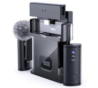 Rythflo Wireless Lavalier Microphone, 2 TX 2 RX Charging Case, Noise Cancellation, 35H Battery, 131ft, iPhone, Android