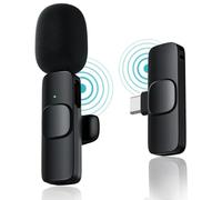Wireless Lavalier Microphone for USB-C, Plug and Play Noise Reduction Auto Sync Lapel Mic for Recording YouTube, Facebook Live Stream, TikTok, Vloggers, Interview(NO APP or Bluetooth Needed)
