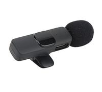 Wireless Lavalier Microphone, High Sensitivity Quick Response Clamp/Holder on the Flap and Reproduction Microphone Cap for Mobile Phones for Tablets (1)