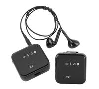 Wireless Lavalier Microphone, Noise Reduction Lapel Mic System Support Real Time Sound Monitoring, for Vlogging Streaming for Digital Camera Smartphone Tablet