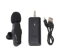 Wireless Lavalier Microphone Professional Noise Reduction Automatic Pairing Rapel Microphone for Oudoor Indoor Live Streaming Interview