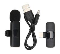 Wireless Lavalier Microphone Supports One Tows One Plug and Play Noise Cancellation Mini Lapel Mic for Live Show
