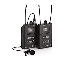 Wireless Lavalier Microphone System for Cameras SubZero SZW-C40