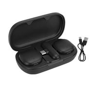 Wireless Lavalier Microphones, AI Noise Cancelling 48KHz 24bit 80dB SNR Podcast Microphone with Charging Case 32 Hour Battery for Content Creators Journalists Live Streaming Events
