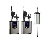 Wireless Lavalier Microphones, Aluminum Alloy Professional Wireless Lavalier Microphone For Mobile Live Broadcasts For Teaching, Preaching(lavalier)