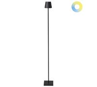 Wireless LED Floor Lamp GAVARRESA Metal Black