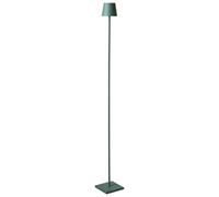 Beliani Wireless LED Floor Lamp Gavarresa Metal Green, Green
