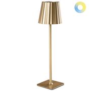 Wireless LED Table Lamp ABARO with Dimmer Metal Gold