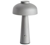 Beliani Wireless Led Table Lamp Agusan With Dimmer Metal Grey