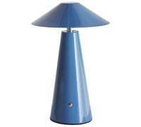 Beliani Wireless Led Table Lamp Apayao With Dimmer Metal Blue, Blue