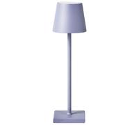 Wireless LED Table Lamp BACEIRO Metal Light Violet