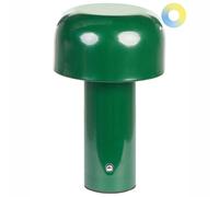 Wireless LED Table Lamp BESOS with Dimmer Metal Green