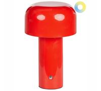Wireless LED Table Lamp BESOS with Dimmer Metal Red