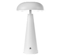 Wireless LED Table Lamp BOCONO With Motion Sensor Metal White [EEK: F]