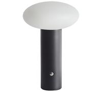 Beliani Wireless Led Table Lamp Buayan With Dimmer Metal Black