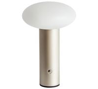 Beliani Wireless Led Table Lamp Buayan With Dimmer Metal Gold, Gold