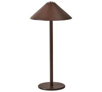 Beliani Wireless Led Table Lamp Francoli With Dimmer Metal Brown