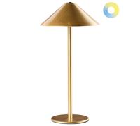Wireless LED Table Lamp MODJO with Dimmer Metal Gold