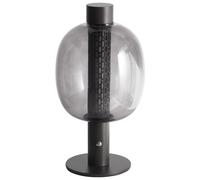 Beliani Wireless Led Table Lamp Pulangi With Dimmer Metal Black