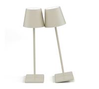 Wireless LED Table Lamp Rechargeable Battery Operated 3W 5500mAh Battery Operated Stepless Dimming Modern Portable Table Lamp for Restaurant/Bedroom/Outdoor IP54