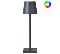 Wireless LED Table Lamp VALIRA Metal Dark Grey