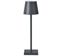 Wireless LED Table Lamp VALIRA with Dimmer Metal Dark Grey