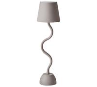 Beliani Wireless LED Table Lamp Vouga With Dimmer Metal Beige, Brown