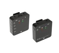 Wireless Live Lavalier Microphone Square Launcher Receiver Clip Collar Lapel Microphone System For Camera Phones(2)