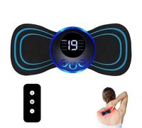 Wireless Machine for Pain Relief, Multifunctional Massager,3X/5X Reusable Electrode Pads Portable Device for Back Neck Shoulder & Knee Discomfort (A-3pcs)