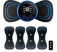 Wireless Machine for Pain Relief, Multifunctional Massager,3X/5X Reusable Electrode Pads Portable Device for Back Neck Shoulder & Knee Discomfort (B-5pcs)
