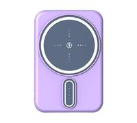 Wireless Magnetic Charging Station - Slim 10000mAh Portable Bank, Quick Charge Output, Magnetic Wireless Charger With -Device Support | For Smartphones, Tablets, Commuting, Business