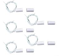 Wireless Magnetic Door Switch, for Security Alarm System, 13-25mm Operating Distance, Normally Closed Output, Concealed Mounting, ABS-Material, White