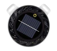 Wireless Magnetic Warning Light - Solar Powered Unit, Motorcycle Bike Kit, Camping Outdoor Tool, Car Safety Accessory | Strong Magnetic Base Mount Integrated Light Sensor Automatic Dusk To Dawn