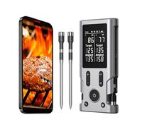 Wireless Meat Thermometer, 800Ft Bluetooth Thermometer for Turkey Beef Lamb, Meat Thermometer Digital Wireless for Rotisserie Sous Vide BBQ Oven Smoker Cooking Thermometer