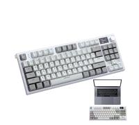 Wireless Mechanical Keyboard, Mechanical Gaming Keyboard - 2.4Hz Wireless/Wired/ 5.0 3 Mode Gasket Mount Keyboard | Hot Swappable Keyboard for Internet Bar, Home, College Dorm