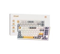 Wireless Mechanical Keyboard with Integrated Joint and Creamy Sound, Bluetooth/2.4GHz/USB-C, Hot-Swappable, RGB,Compact 75% Design for Windows/Mac/PC (Retro Beige, Linear Switch)